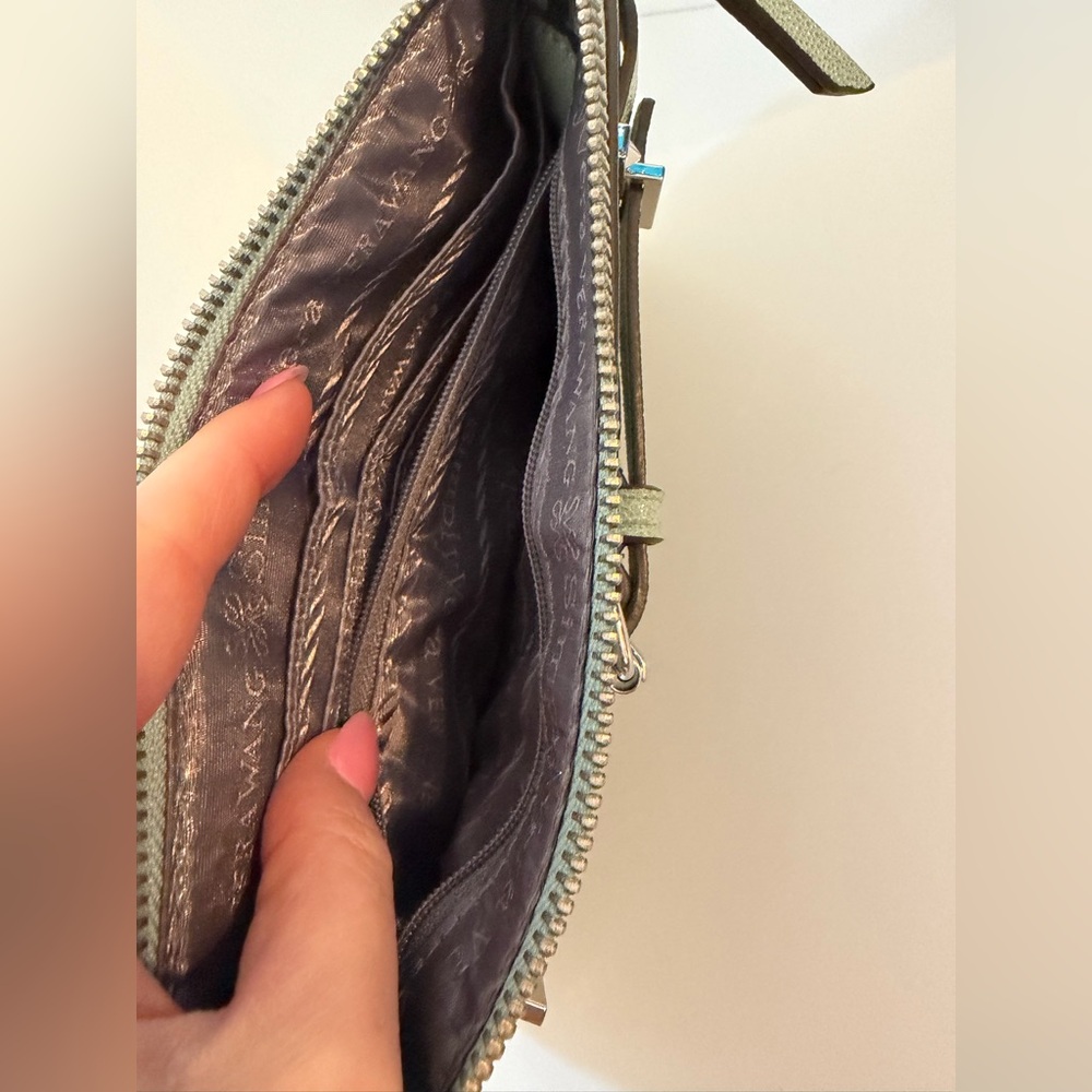 Simply Vera Vera Wang Mint Green Zip Top Clutch - Picture 8 of 14